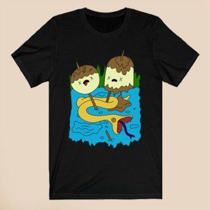 Princess Bubblegum's Rock Adventure Time Men's Black T-shirt